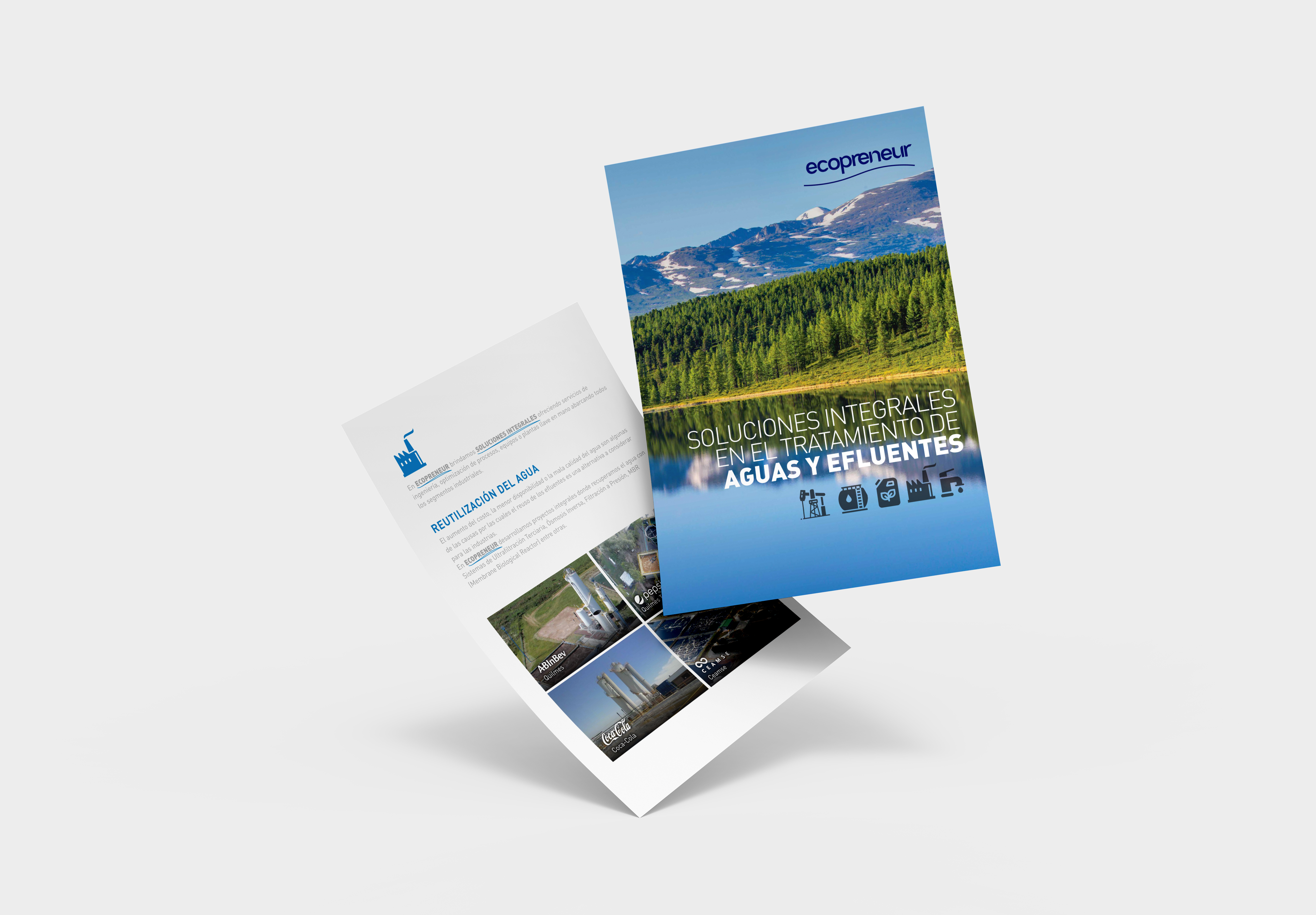 mockup brochure institucional